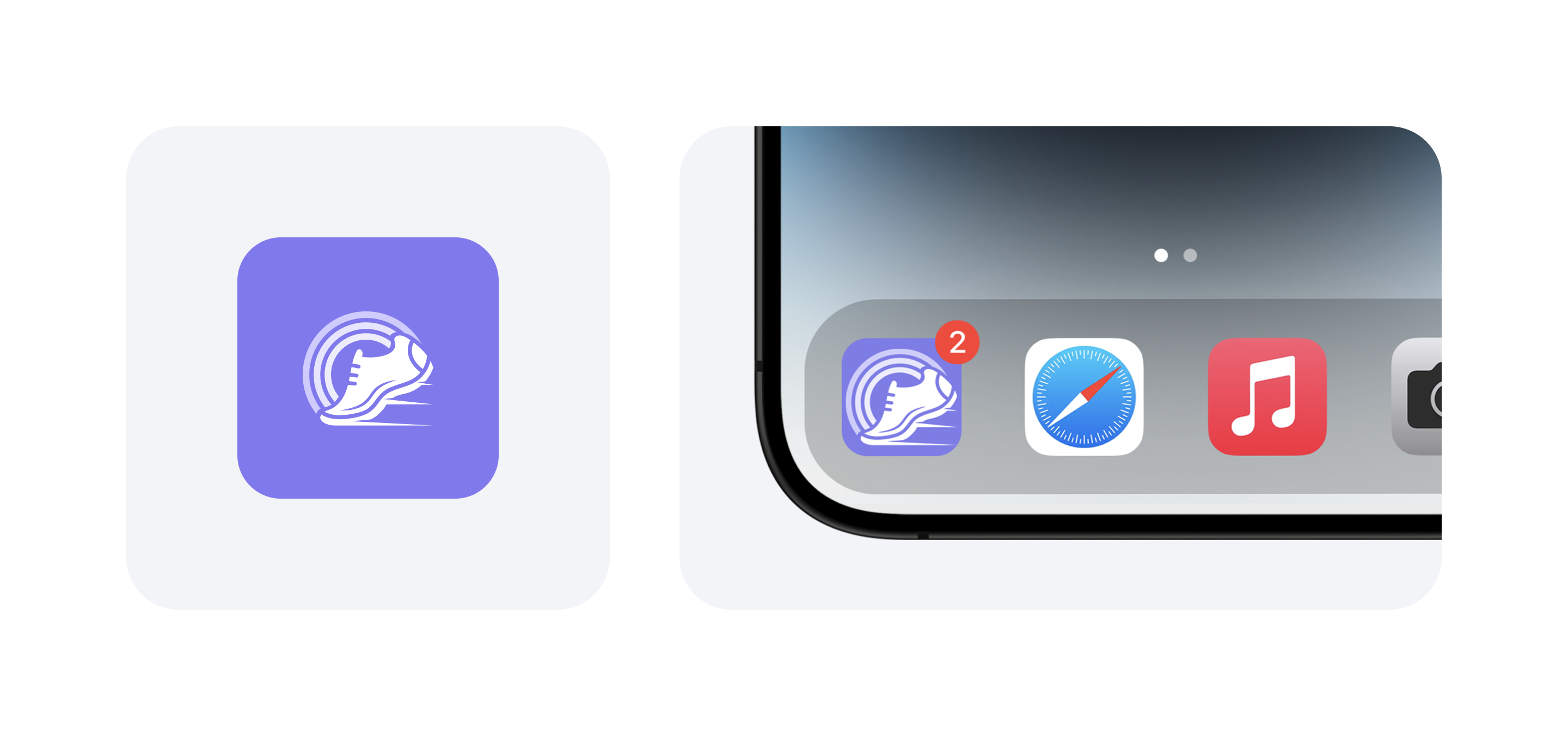 Yürüyüş AVM app icon and mobile home-screen identity.
